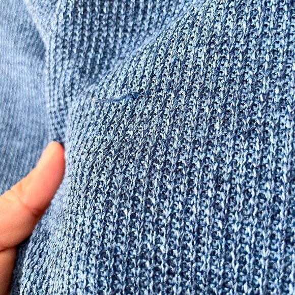 Spyder Sweatshirt MensL Blue Outbound Long Sleeve Half Zip Fleece Pullover - Picture 5 of 9